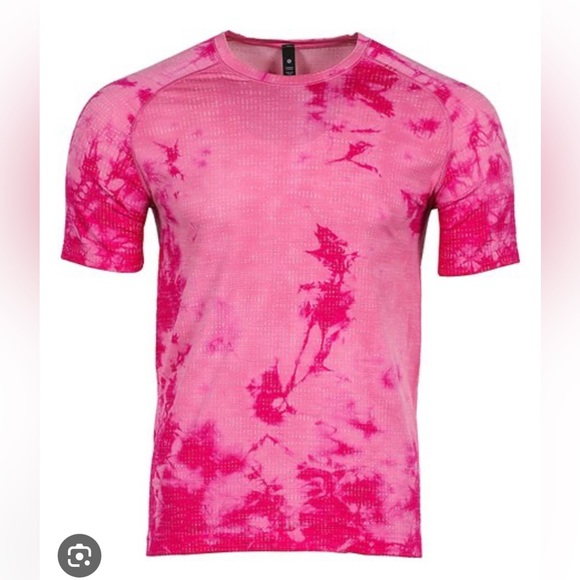 Lululemon men’s pink tie dye shirt - Picture 1 of 3